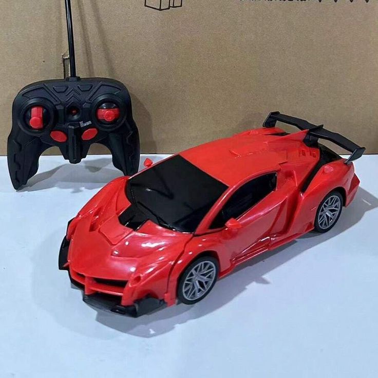 1pc Remote Control Robot Model Car, One-Button Deformation, Electric Vehicle Toy Car With Rechargeable Battery