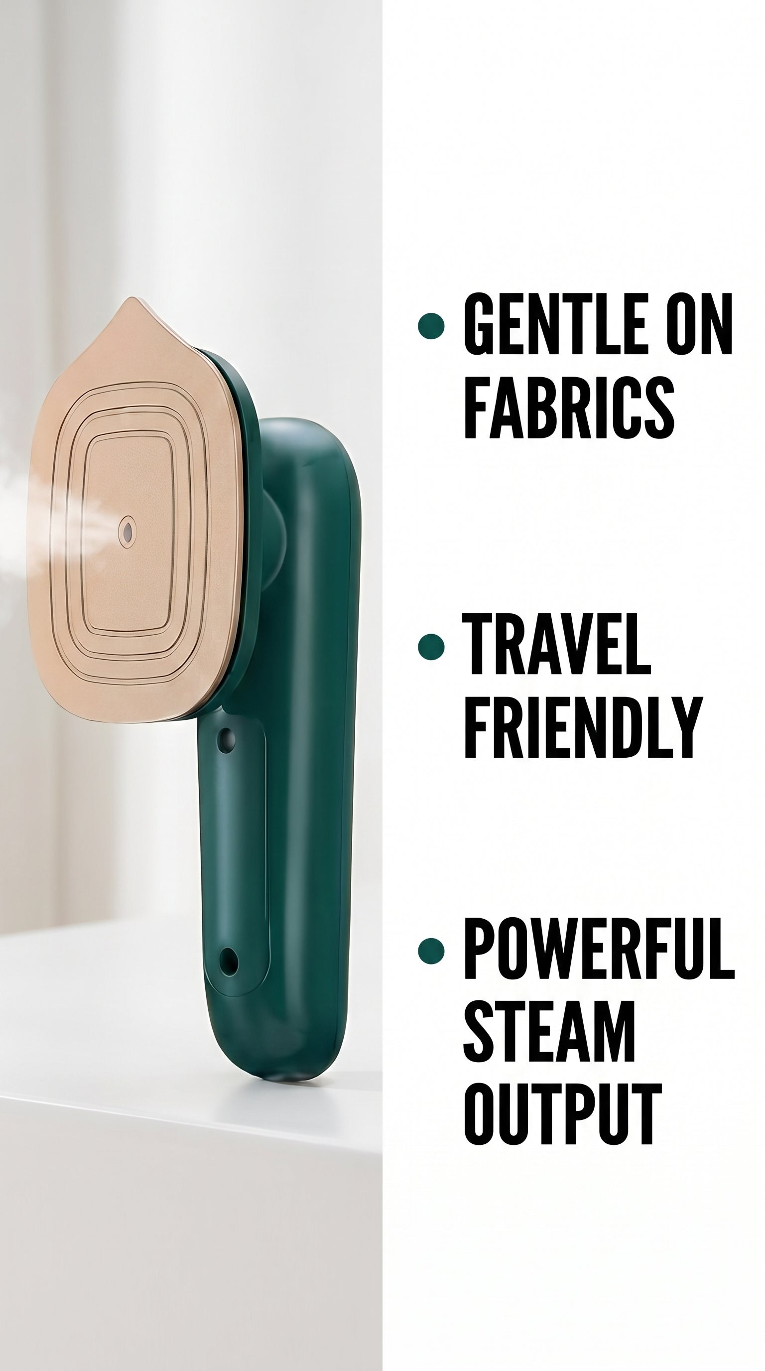 Portable Mini Steam Iron for Quick & Easy Clothes Ironing
