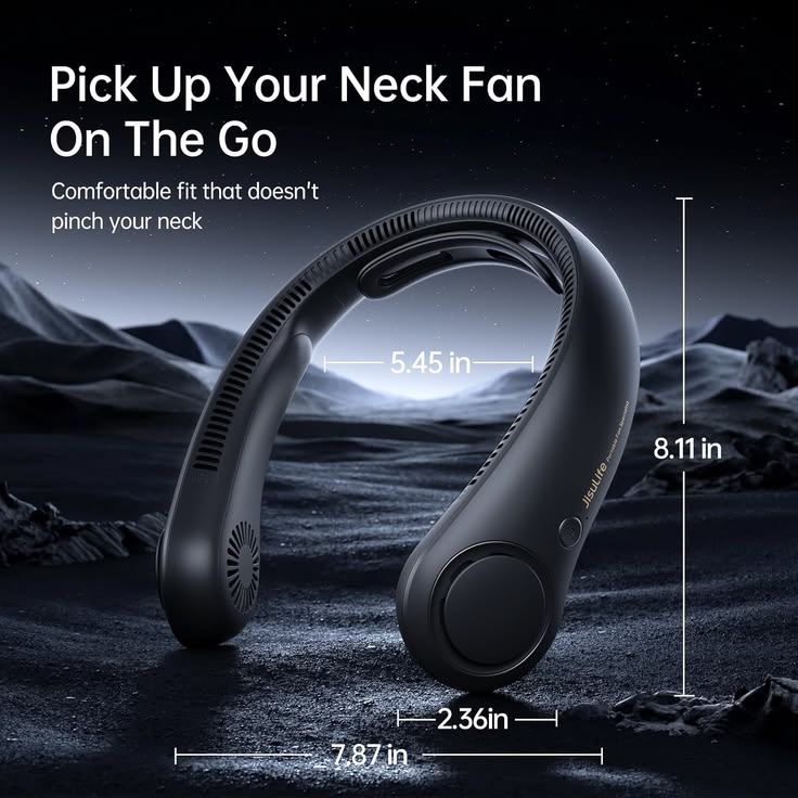 Portable Neck Fan  | Portable Bladeless Neck Fan for Summer |