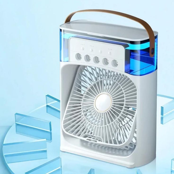 Portable Air Cooler &amp; Humidifier – 3 Speed Cooling Fan