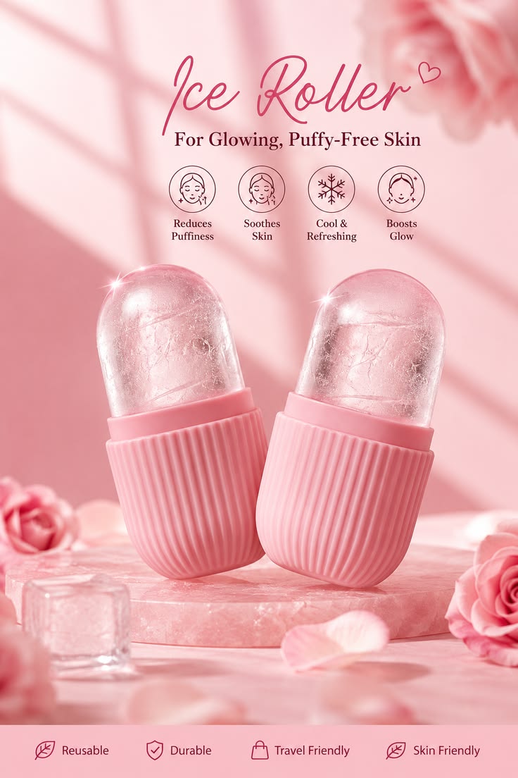 Ice Roller for Glowing Skin ❄️