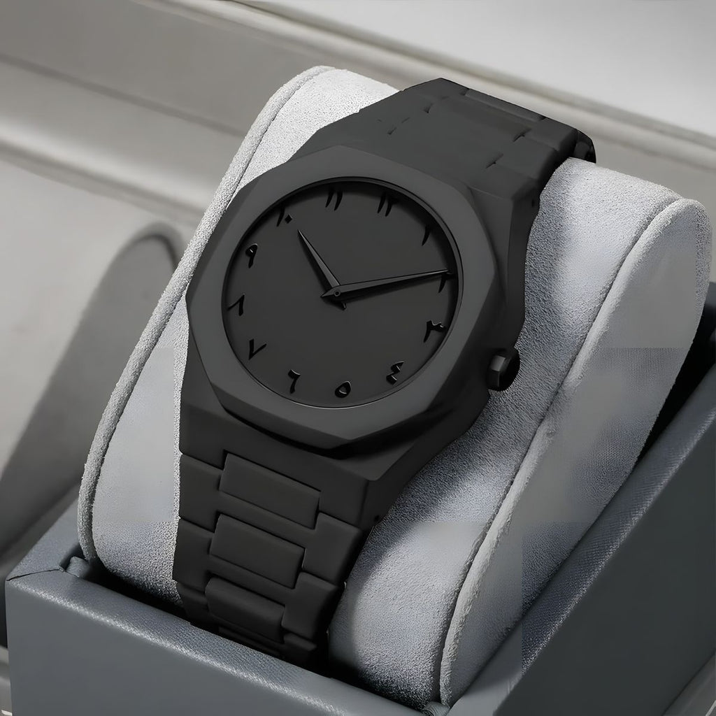 Black Arabic Aura Watch