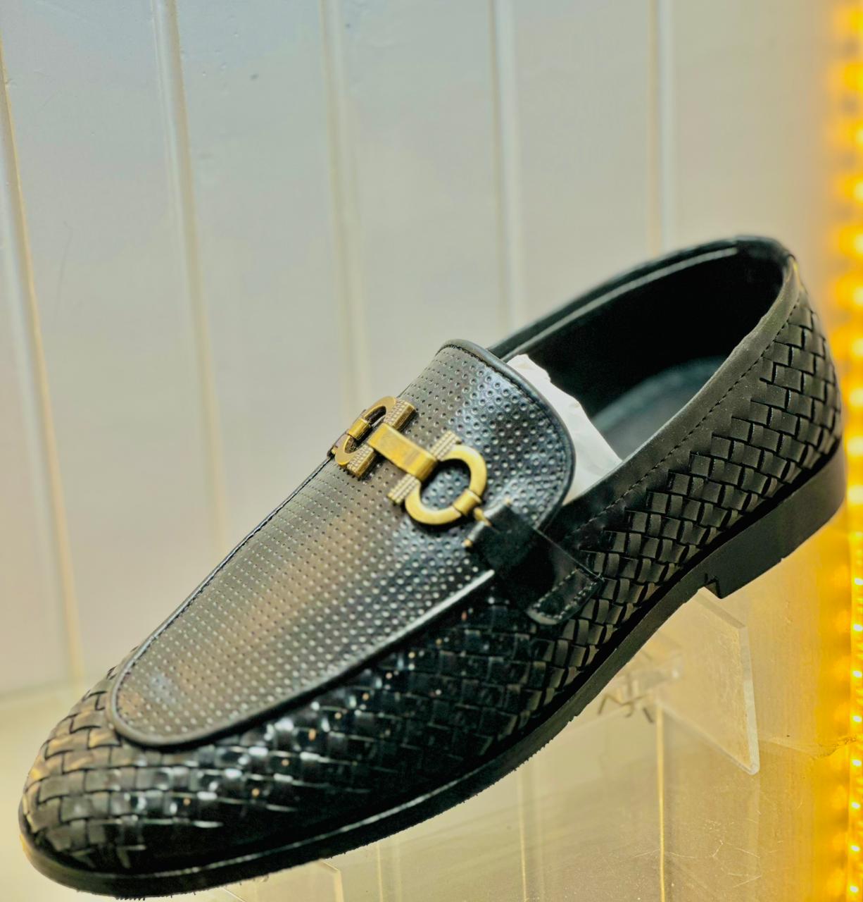 Royal Weave Luxury Loafers